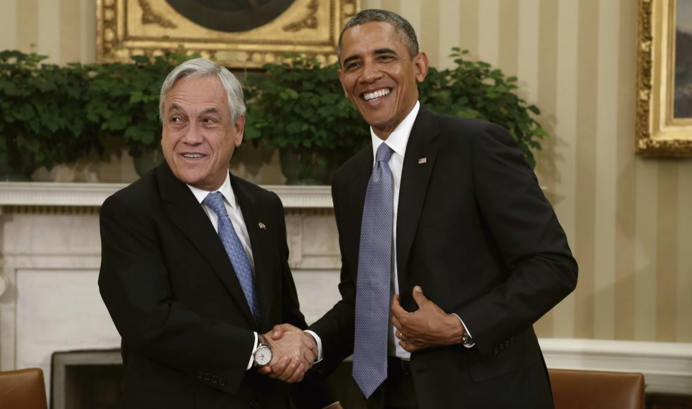 Себастьян Пиньера и Барак Обама © Reuters